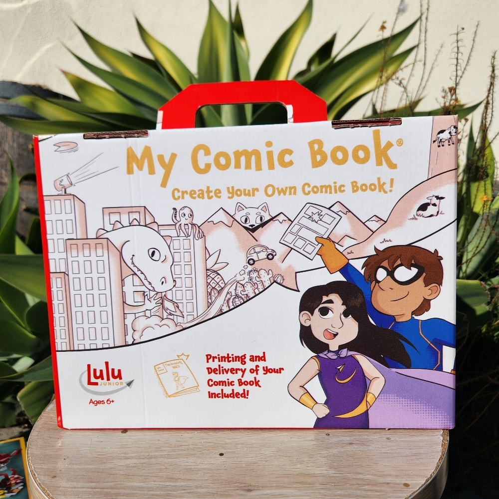 New Lulu Jr. My Comic Book DIY craft kit writing comicbook Published Easter gift